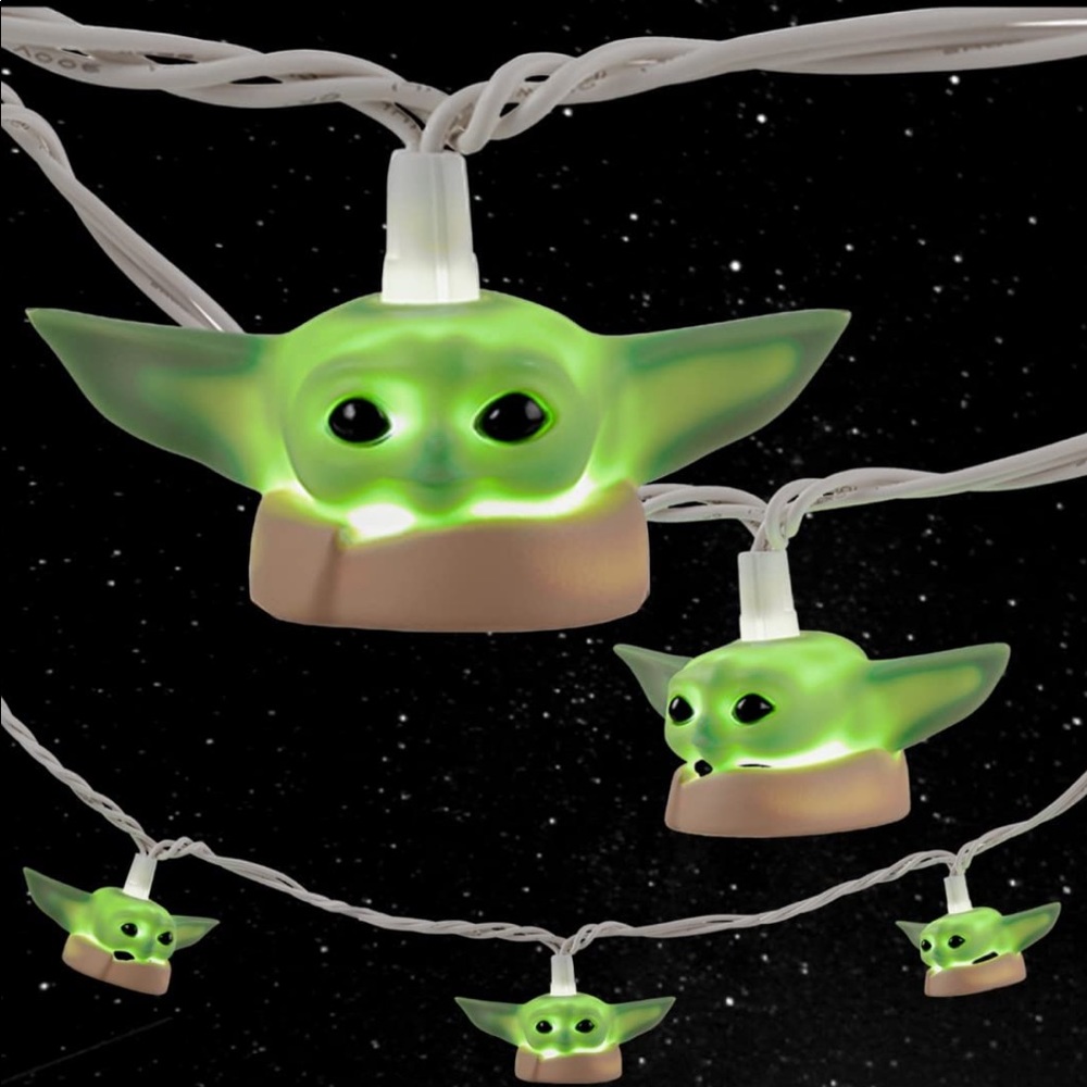 Star Wars Mandalorian The Child String Lights Baby Yoda